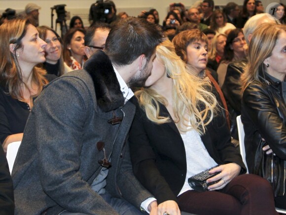 Shakira et son amoureux Gerard Piqué le 17 novembre à Barcelone