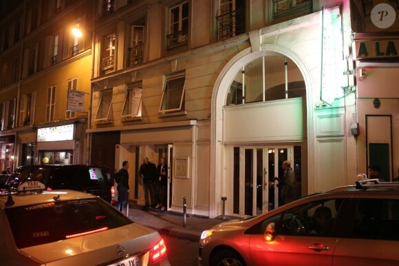Restaurant La Fidélité à Paris dans le 10e arrondissement, où s'est déroulé l'after-show Balenciaga le 27 septembre 2012