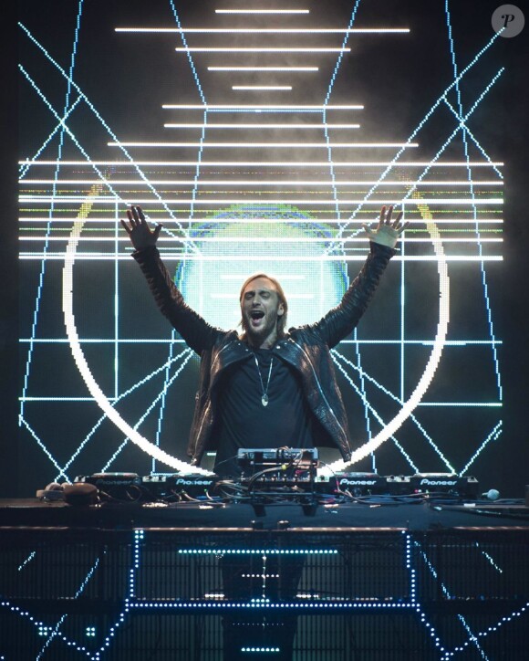 David Guetta en concert à Londres pour iTunes Festival, le 15 septembre 2012.