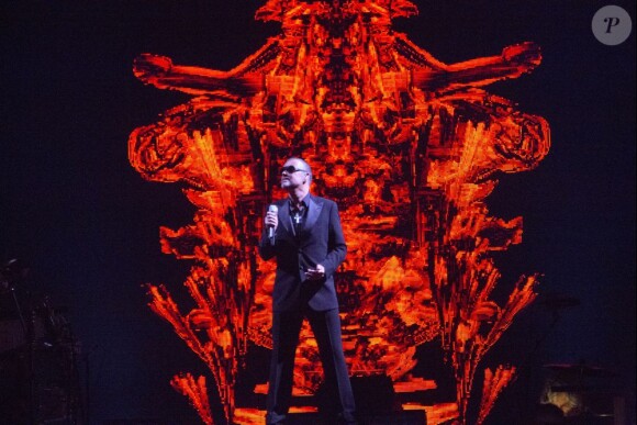 George Michael, dans le cadre de sa tournée Symphonica en Angleterre en septembre 2012