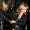 Kate Moss et sa maman à la sortie du concert de George Michael le 29 septembre 2012 à Londres.