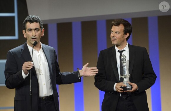 Francois Ozon a reçu le Coquillage d'or pour Dans la maison au festival du film de San Sebastian, le 29 septembre 2012.