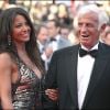 Jean-Paul Belmondo et sa compagne Barbara Gandolfi à Cannes en mai 2011