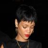Rihanna sortant d'un hôtel à New York, le 1er octobre 2012.