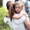 Jennifer Garner emmène ses filles Seraphina et Violet à une fête, le 6 octobre 2012 à Los Angeles