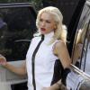 Gwen Stefani, ultrastylée, se rend à la fête d'anniversaire de son petit frère Todd. Los Angeles, le 6 Octobre 2012.