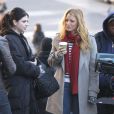 Blake Lively sur le tournage de Gossip Girl, à New York, le 11 octobre 2012