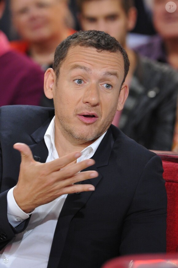 Dany Boon lors de l'enregistrement le 10 octobre 2012 à Paris de l'émission Vivement Dimanche diffusée le 21 octobre