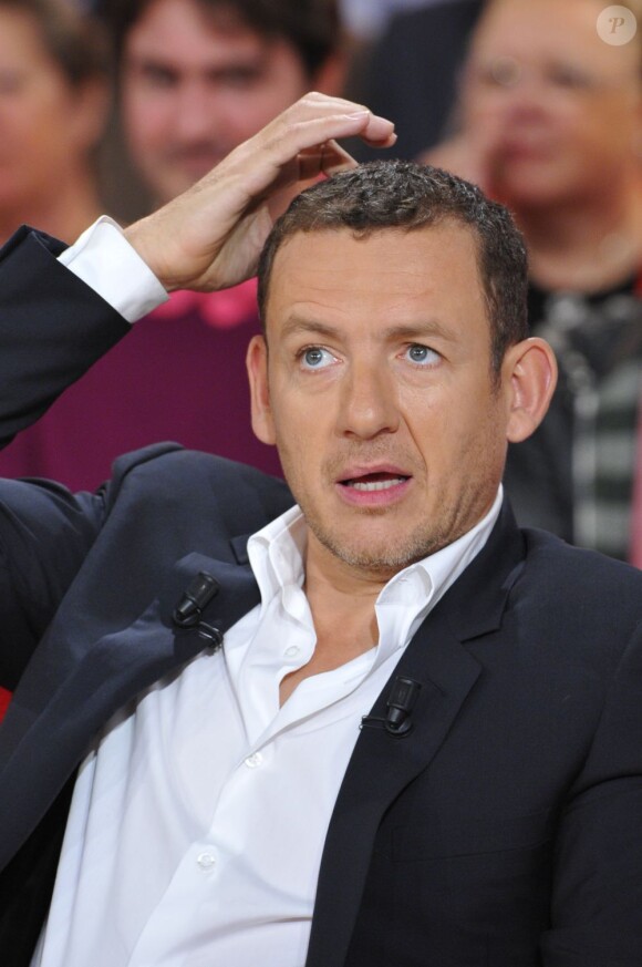 Dany Boon -lors de l'enregistrement le 10 octobre 2012 à Paris de l'émission Vivement Dimanche diffusée le 21 octobre