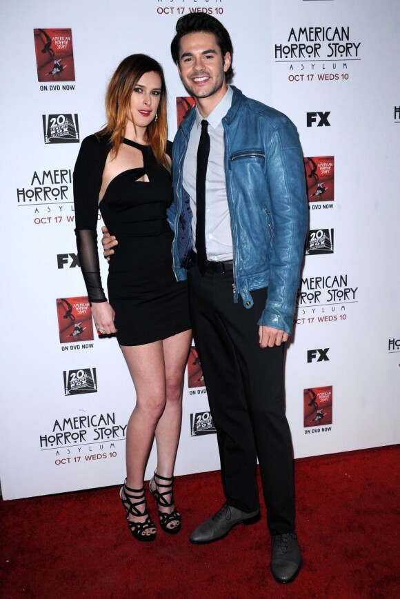 Rumeur Willis et son compagnon Jayson Blair à la première de la saison 2 de la série American Horror Story à Los Angeles, le 13 octobre 2012.