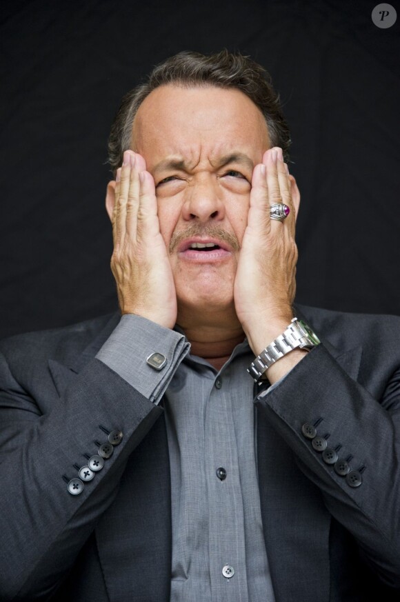 Tom Hanks lors de la conférence de presse du film Cloud Atlas à Los Angeles le 13 octobre 2012