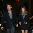 Jennifer Garner et Ben Affleck sont allés dîner au bistrot La Fontaine de Mars, à Paris, le 15 octobre 2012