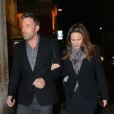 Jennifer Garner et Ben Affleck sont allés dîner au bistrot La Fontaine de Mars, à Paris, le 15 octobre 2012