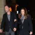 Jennifer Garner et Ben Affleck sont allés dîner au bistrot La Fontaine de Mars, à Paris, le 15 octobre 2012