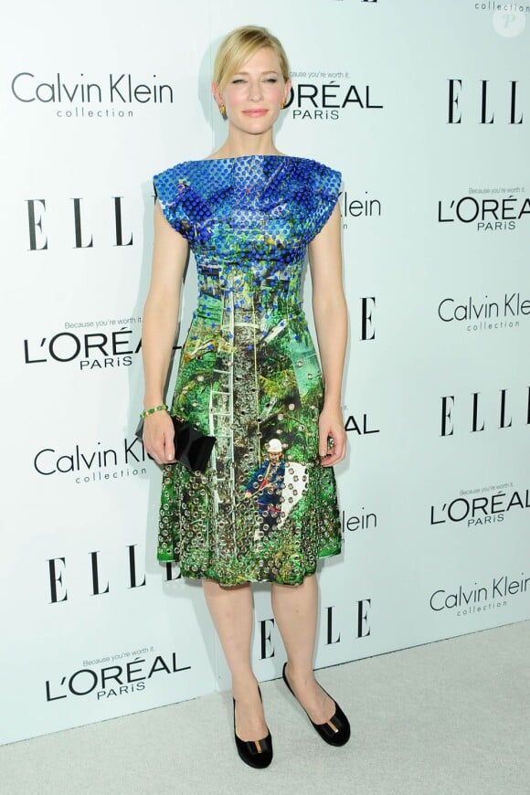 Cate Blanchett en robe Proenza Schouler à la 19ème soirée annuelle ELLE Women à Hollywood le 15 octobre 2012.