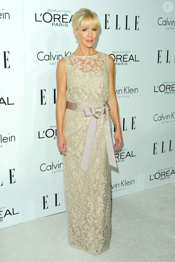 Jennie Garth en robe Tadashi Shoji à la 19ème soirée annuelle ELLE Women à Hollywood le 15 octobre 2012.