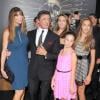 Sylvester Stallone, sa femme Jennifer et leurs filles Sophia, Sistine et Scarlet à l'avant-première de Expendables 2 à Los Angeles, le 15 août 2012.