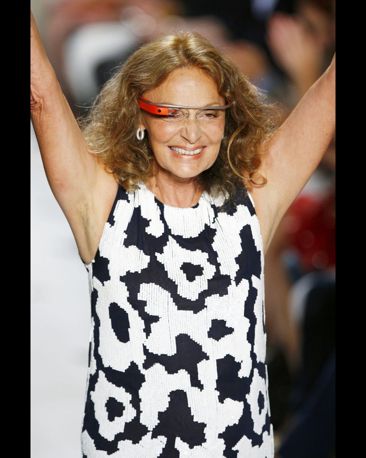 Lunettes Vintage DIANE VON FURSTENBERG Années 70, Grandes Montures Brume/marron, Plastique Et Métal - Origine Autriche