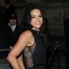 Michelle Rodriguez sublime en noir au dîner de gala V&A Hollywood Costume mardi 16 octobre à Londres.