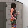 Megan Fox enceinte dans les rues de Los Angeles le 20 août 2012. 