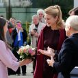 Le prince Guillaume, grand-duc héritier du Luxembourg, et sa fiancée Stéphanie de Lannoy, contesse de Belgique, sont reçus au Grand Théâtre de la capitale avant leurs noces, le 19 octobre 2012.