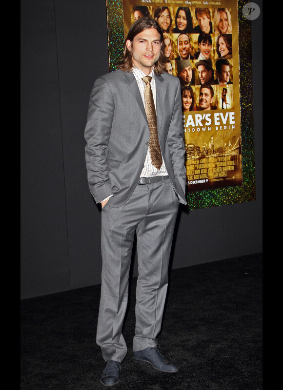 Ashton Kutcher en décembre 2011 à New York.