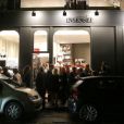 Exclusif - Inauguration de la boutique de lingerie Insensee à Paris, le 18 Octobre 2012.