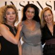 Exclusif - Grâce de Capitani, Jovanka Sopalovic et Gabrielle Lazure assistent à l'inauguration de la boutique de lingerie Insensee à Paris, le 18 Octobre 2012.