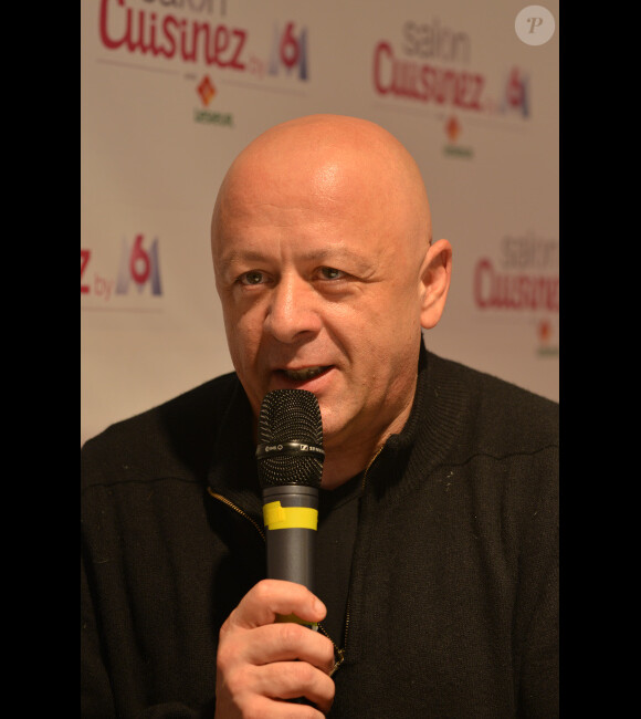 Thierry Marx lors de la deuxième édition du Salon Cuisinez à la Porte de Versailles le 19 octobre 2012