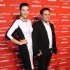 Julianna Margulies et le créateur Narciso Rodriguez, complices à la soirée de lancement Kohl's et Narciso Rodriguez à New York le 22 octobre 2012