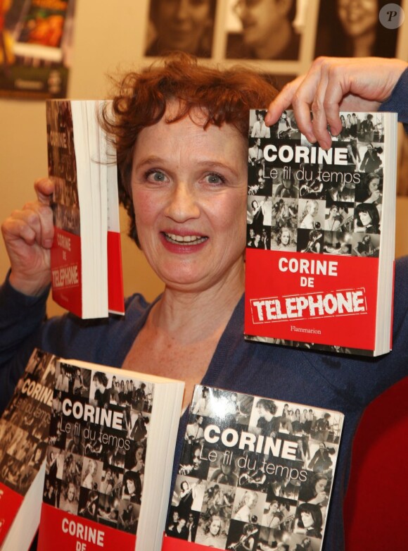 Corine du groupe Téléphone lors de la sortie de son livre Le Fil du temps à Paris, le 25 mars 2007.