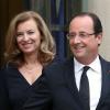 François Hollande et Valérie Trierweiler à Paris, le 17 octobre 2012.