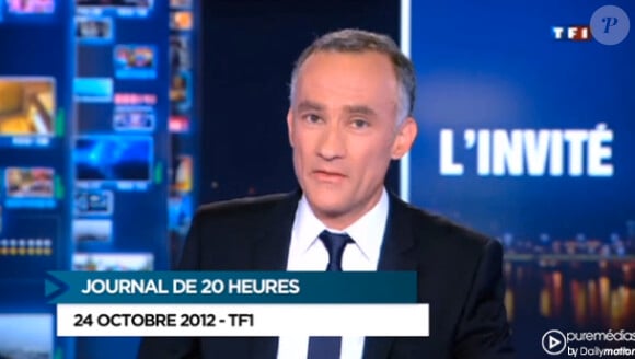 Gilles Bouleau a reçu Daniel Craig sur le plateau du 20 heures de TF1