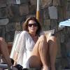 Cindy Crawford prend du bon temps sous le soleil du Mexique le 24 octobre 2012