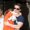 Tom Cruise et sa fille Suri à New York en juillet 2012.
