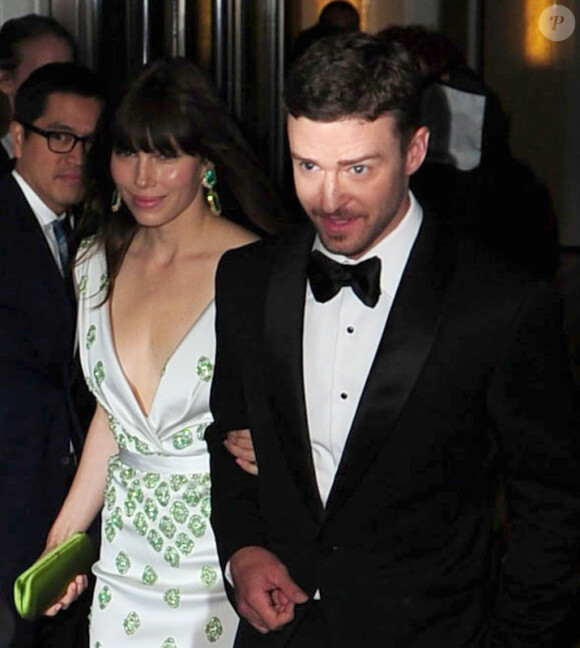 Justin Timberlake et Jessica Biel en mai 2012 à New York City.