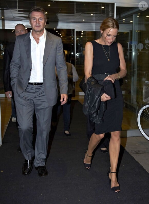 Liam Neeson et Freya St Johnston en septembre 2012