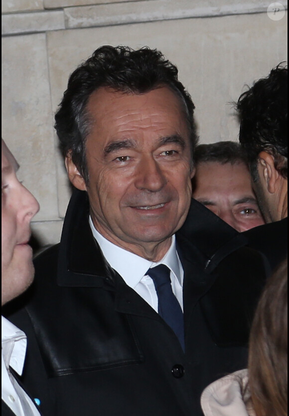 Michel Denisot au concert des Rolling Stones au Théâtre Mogador à Paris le 29 Octobre 2012.