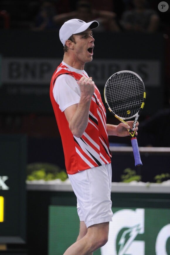 Sam Querrey s'est offert la tête de Novak Djokovic au second tour du Masters 1000 de Paris Bercy le 31 octobre 2012