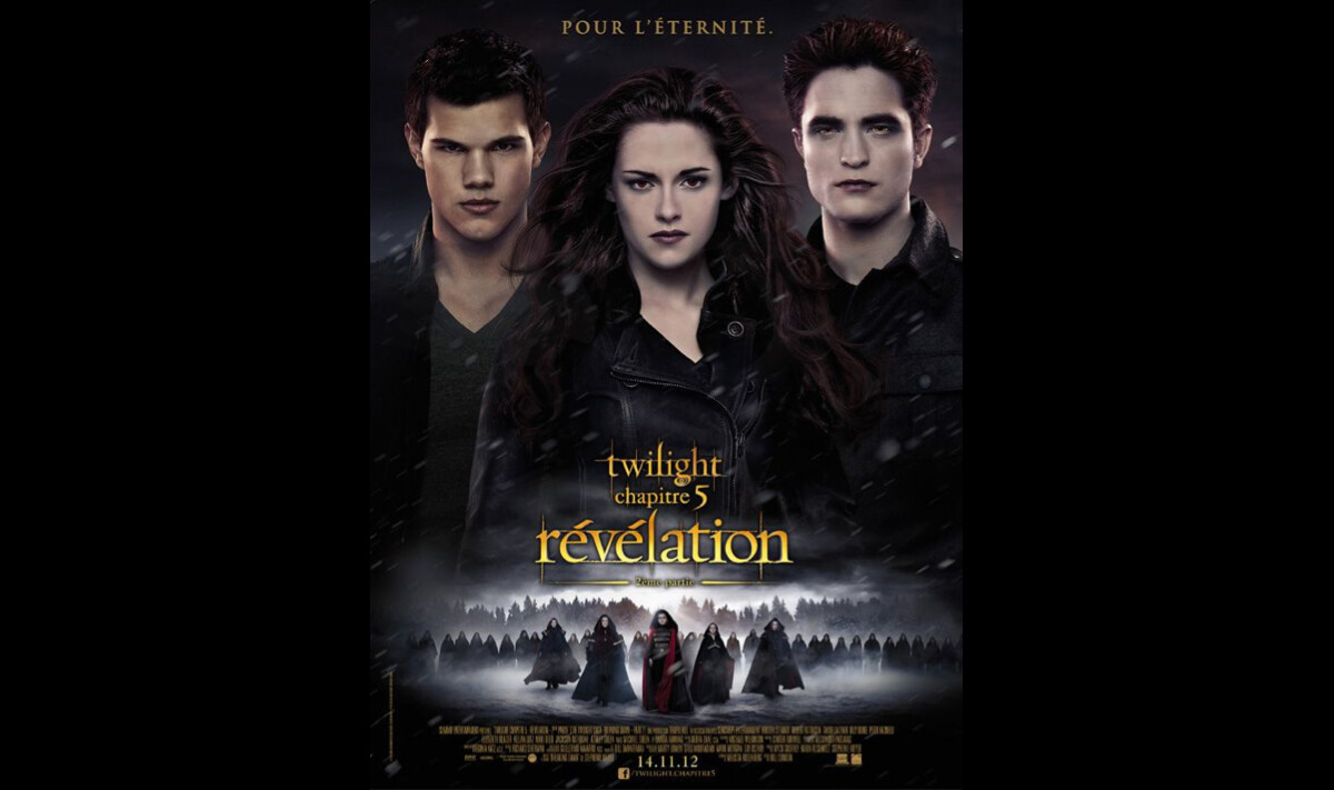 Vidéo : Affiche du film Twilight Chapitre 5 : Révélation, 2e partie