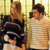 Fernando Alonso et sa belle Dasha Kapustina après une soirée en amoureux passée au cinéma et au restaurant le 1er novembre 2012 à Madrid
