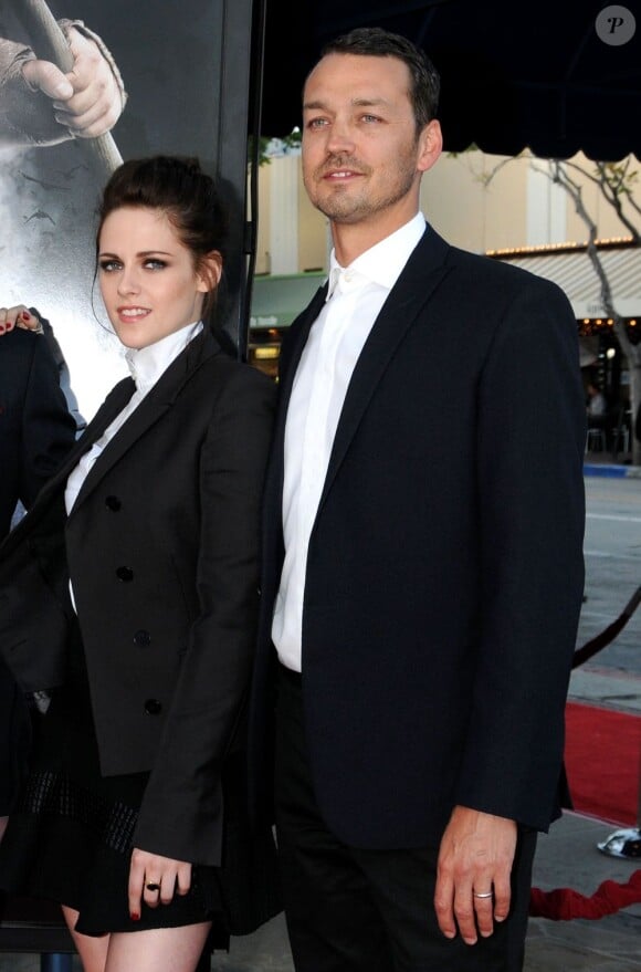 Kristen Stewart et Rupert Sanders à l'avant-première de Blanche Neige et le chasseur à Los Angeles le 29 mai 2012.