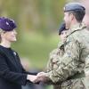 La comtesse Sophie de Wessex, colonel en chef du Queen Alexandra's Royal Army Nursing Corps, décernait le 2 novembre 2012 des médailles de service opérationnel pour l'Afghanistan à des soldats de l'unité médicale 22 Field Hospital de retour de la province du Helmand, à Aldershot.