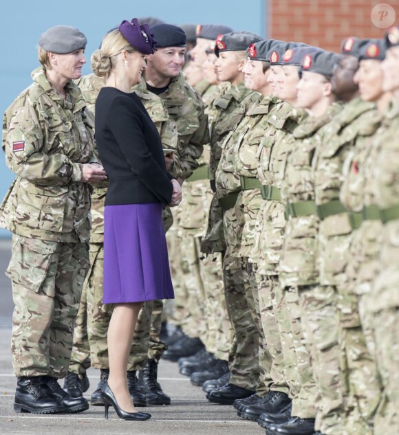 Sophie de Wessex, épouse du prince Edward, colonel en chef du Queen Alexandra's Royal Army Nursing Corps, décernait le 2 novembre 2012 des médailles de service opérationnel pour l'Afghanistan à des soldats de l'unité médicale 22 Field Hospital de retour de la province du Helmand, à Aldershot.