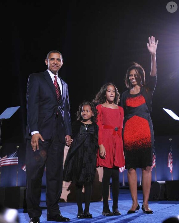 C'était il y a quatre ans, Barack Obama devenait le 44e président des États-Unis d'Amérique, aux côtés de son épouse Michelle et de leurs filles Malia et Sasha, alors âgées de 11 et 7 ans. Novembre, 2008.
