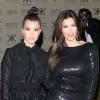 Kourtney et Kim Kardashian lancent la nouvelle Kardashian Kollection à l'Aqua. Londres, le 8 novembre 2012.