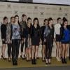 Les mannequins présentent les pièces de la Kardashian Kollection lors de la soirée de lancement à l'Aqua. Londres, le 8 novembre 2012.