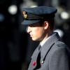 Le prince William recueilli aux célébrations du Remembrance Sunday (Dimanche du Souvenir), au cénotaphe de Londres le 11 novembre 2012.