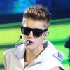 Justin Bieber en concert à New York le 9 novembre 2012.