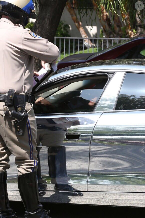 Justin Bieber arrêté par la police de Los Angeles le 6 juillet 2012.